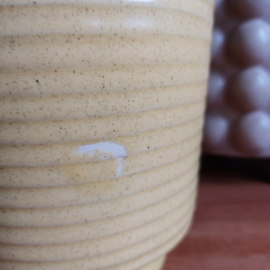 Pot geel keramiek vintage