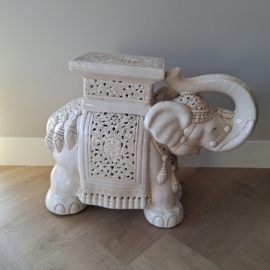 Plantentafeltje olifant wit