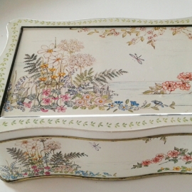 Blik bloemen