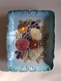Schaaltje fruit en bloemen