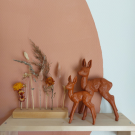 Moeder met kind bambi terracotta