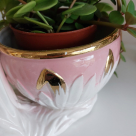 Vintage flamingopot