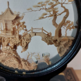 Kurksnijwerkje chinees rond