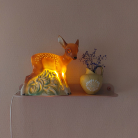 Lampje hertje porselein