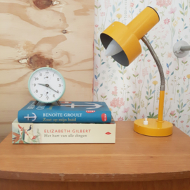 Vintage okerkleurige bureaulamp