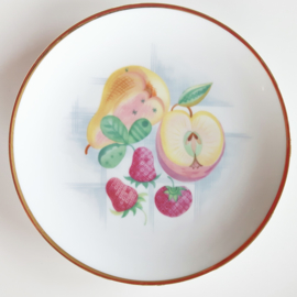 Ontbijtbordjes met fruitafbeelding