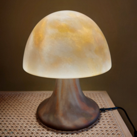 Mushroomlamp vintage Glashütte Limburg