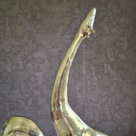 Giraffen set messing