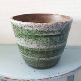 Grote bloempot groen