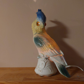 Lampje kaketoe keramiek