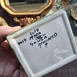 Doosje keramiek Goud Holland