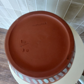 Vaas terracotta handbeschilderd