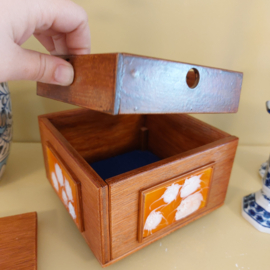 Sieradenkistje hout epoxy