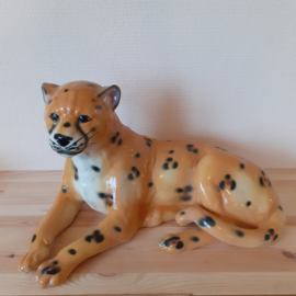 Vintage beeld cheetah