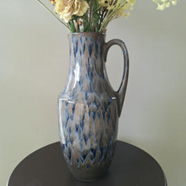 Vaas West Germany grijs blauw