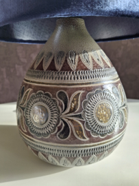 Vintage lamp keramiek Westerwald