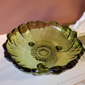 Schaal groen glas