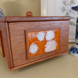 Sieradenkistje hout epoxy