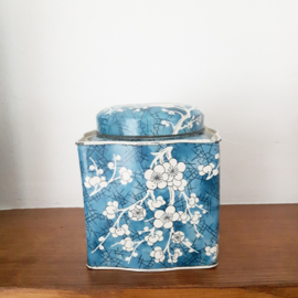 Theeblik blauw