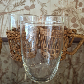 Set glazen rotan