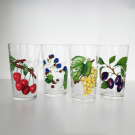 Vintage fruitglazen