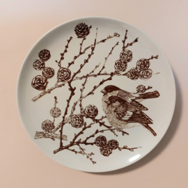 Wandbordje deens vogeltjes