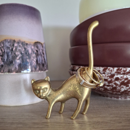 Ringhouder kat messing