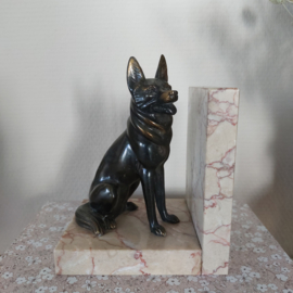 Boekensteun herder Art Deco