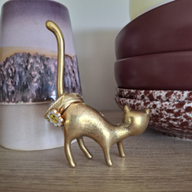 Ringhouder kat messing