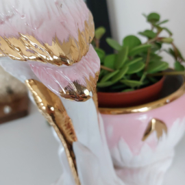 Vintage flamingopot