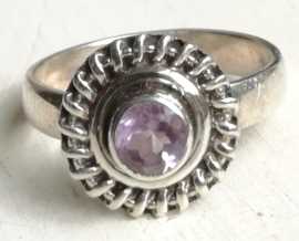 Bague en Argent et Améthyste