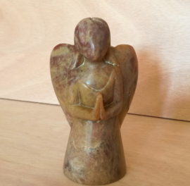 Figurine  d'ange stéatite naturelle