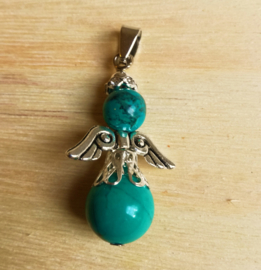 Pendentif ange gardien Turquoise