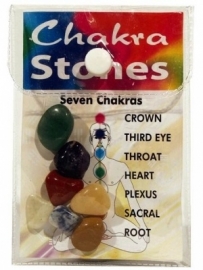 Lot de pierres précieuses chakras