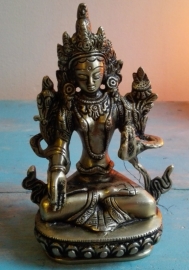 Statue de Bouddha Tara blanche