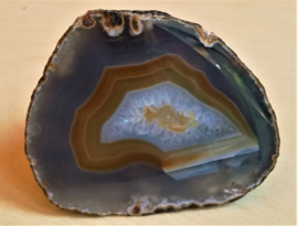 agate naturelle demi polie