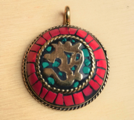 Pendentif amulette tibétaine
