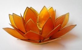 Lotus Capiz sfeerlicht oranje