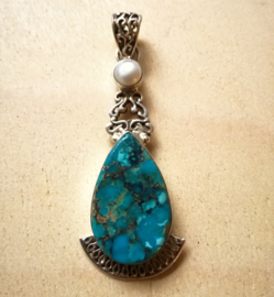 Pendentif Turquoise