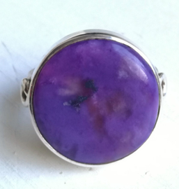 Bague en Argent et Turquoise Purple