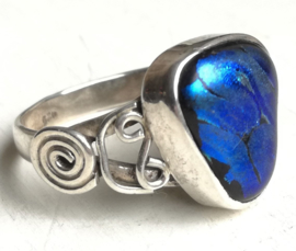 Ring Dichroic Glas Blauw