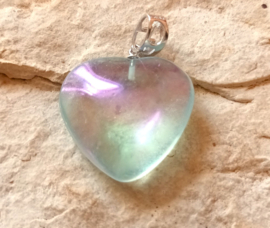 Aqua Aura harthanger met Zirkoon (gecoat)