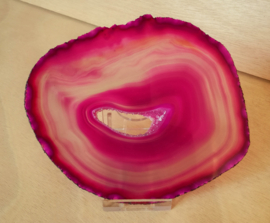 Tranche agate rose