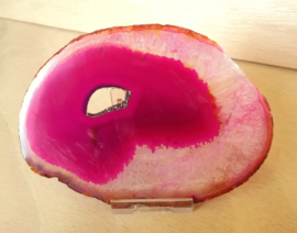 Tranche agate rose