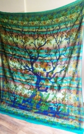 Grand Foulard Inde Arbre de Vie