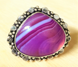 Bague en Agate et Argent