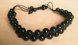 Bracelet Agate noire