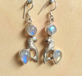 Boucles d'oreilles Pierre de lune