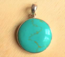 Pendentif Arbre de vie en argent et Turquoise