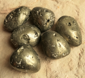 Pyrite pierres roulées